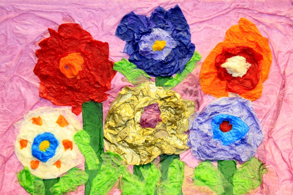 Tissue Paper Art « Gail McNaughton Doodle Artist
