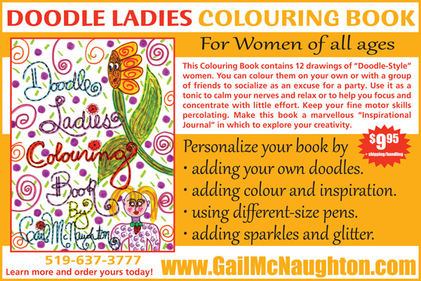 Doodle Ladies Colouring Book